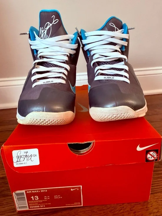 Nike Air Max+ 2013 NikeID Custom NYC Size 13.5 OG Box Extra Laces