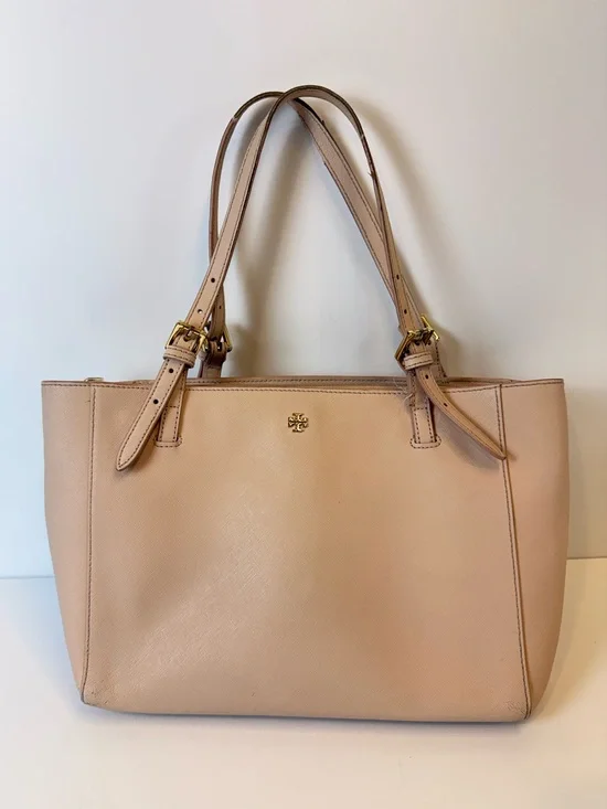 Tory Burch York Small Buckle Tote‎ Powder Pink