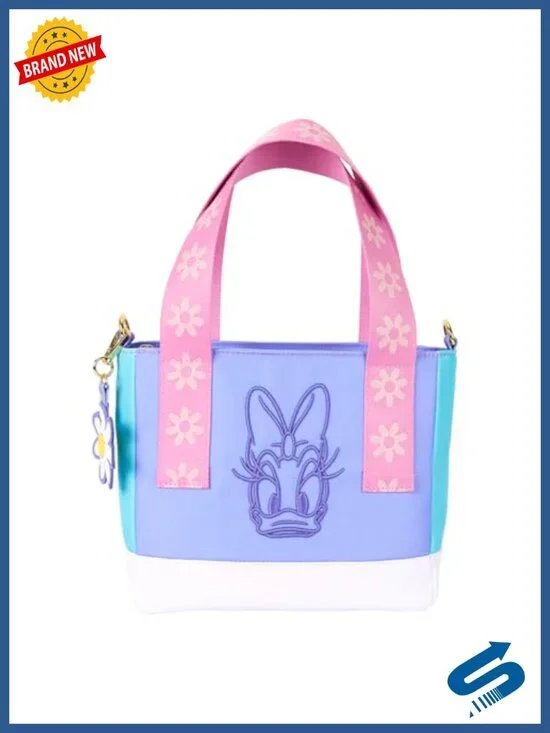 Disney Daisy Duck Nylon Mini Tote Bag with Charm