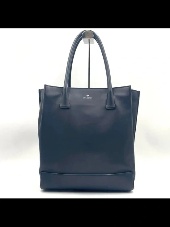 Mulberry Midnight Blue Leather Tote