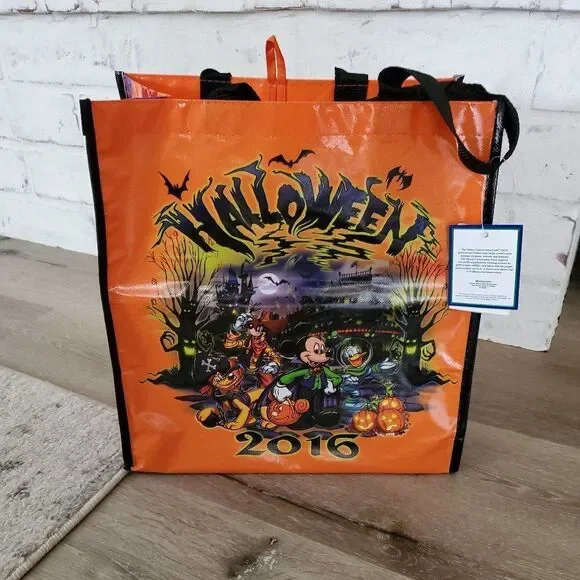 Disney Parks Merchandise Halloween 2016 Reusable Tote Bag