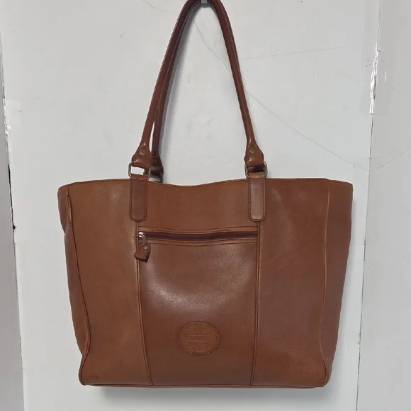 Eddie Bauer Leather Tote Bag