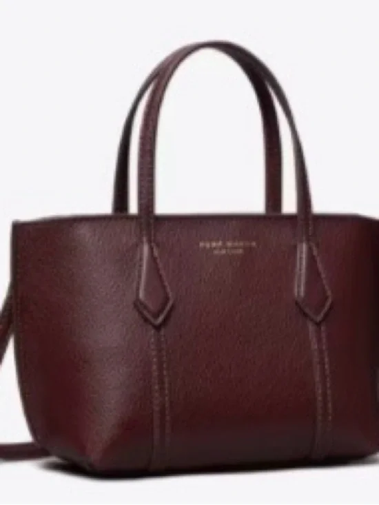 Women’s Leather Tote Bag - Burgundy