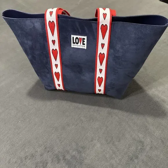 Brighton Love 2025 Limited Edition Velveteen Tote Bag 17