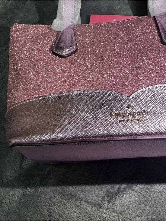 kate spade Glittery Mauve Tote Bag