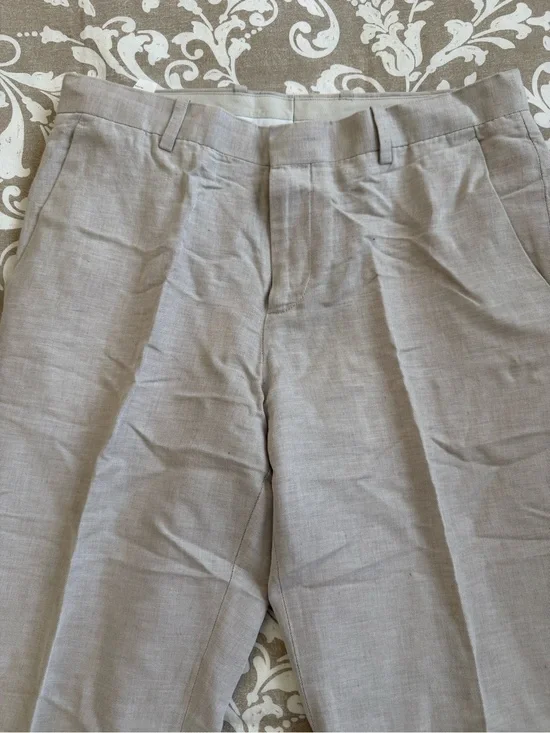 Perry Ellis Portfolio Modern Fit Light Beige Dress Pants