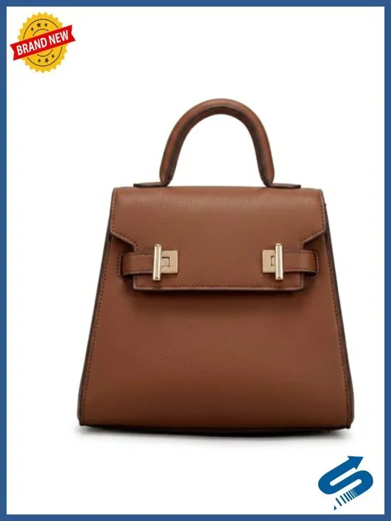 Large PU Leather Shoulder Tote Handbag for Women Work Travel