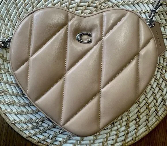 Coach Legacy Pebbled Leather Tote Bag Chalk White Gold Hardware NWT