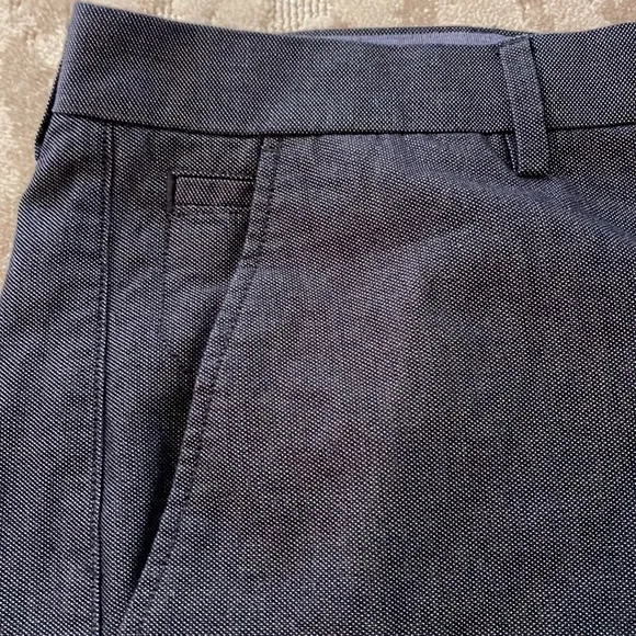 Banana Republic Navy Blue Textured Chinos