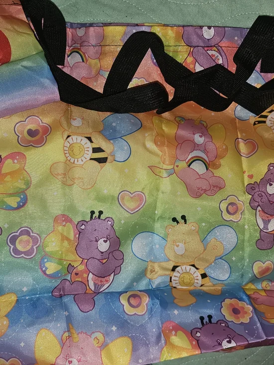 Care Bears Rainbow Print Tote Bag - Multicolor