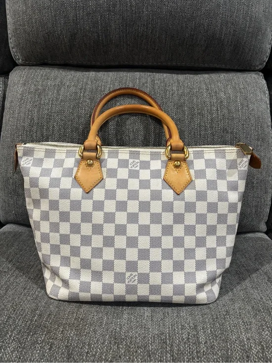 Louis Vuitton Damier Azur Saleya PM Tote | Authenticated | Excellent Condition