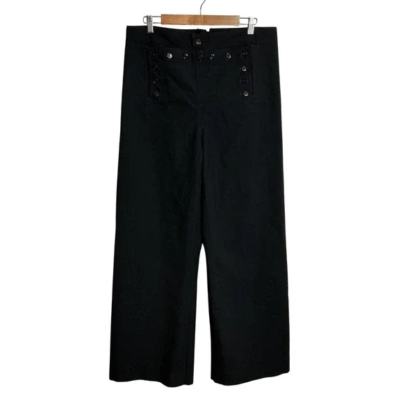 Vintage DSCP Quarterdeck Military Size 37 Navy Sailor Flap Front Lace Back Pants