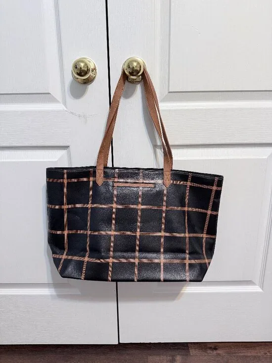 Black and Brown Tote