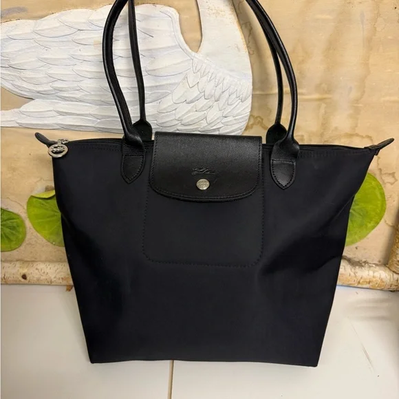 Longchamp Le Pliage Classic Black Tote Bag