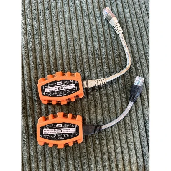 Paladin Tools 568A 568B RJ45 Adapter Wire Stripper Cutter Punch Down Tool Set‎