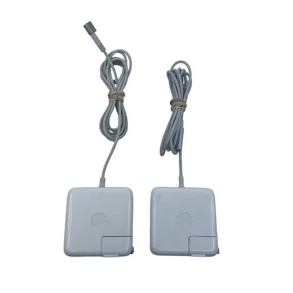 Lot of 2 OEM Apple MagSafe 45W Power Adapters A1374 A1244 Genuine Chargers