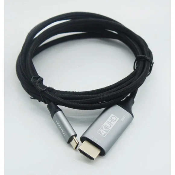 UANTIN USB C to HDMI Cable 4K UHD Braided Adapter for iPad Pro iMac Surface