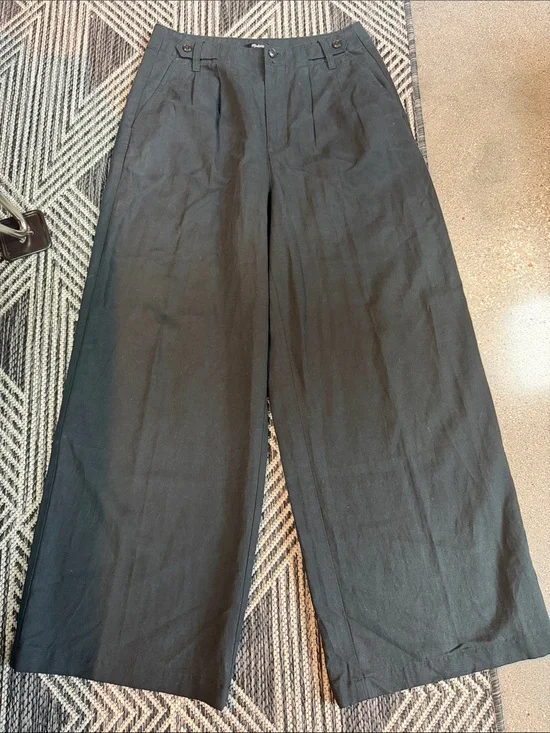 Madewell size 6 black pants