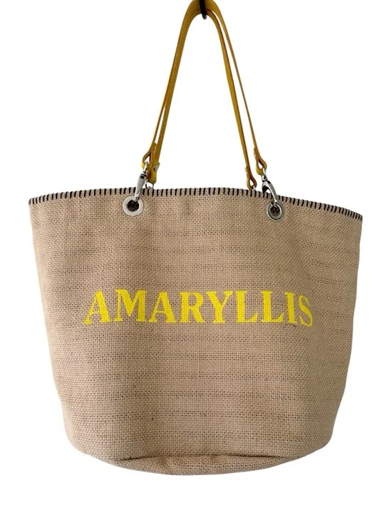 Saint James • “Amaryllis” Jute Tote Bag