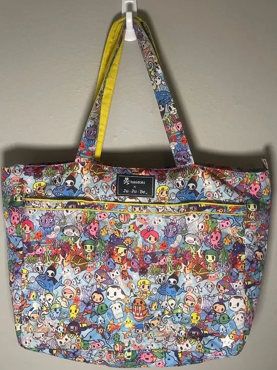 Ju-Ju-Be Tokidoki Super BeTote Bag in Sea Amo pattern.