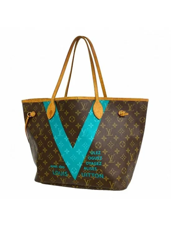 Louis Vuitton Tote Monogram Neverfull MM Turcoise