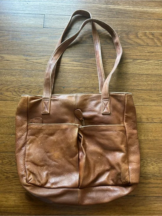 Frye Brown Leather Tote Bag