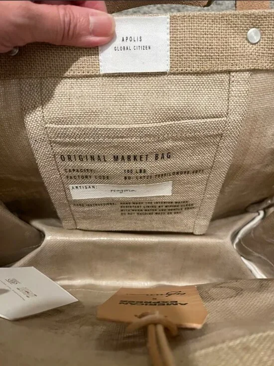 BNWT Apolis x Revelry Shopper Tote/Market Bag