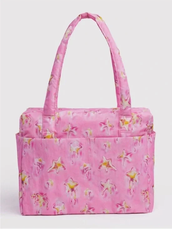 Baggu Small Cloud Carry On Dancing Star Bag NWT