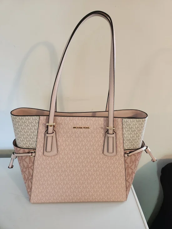 Michael Kors Blush Pink MK Signature Tote