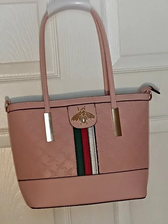 Queen Bee Embossed Tote