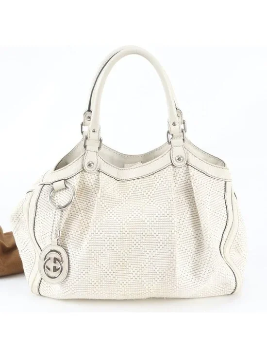 Gucci Diamante Ski Leather Tote Shoulder Hand