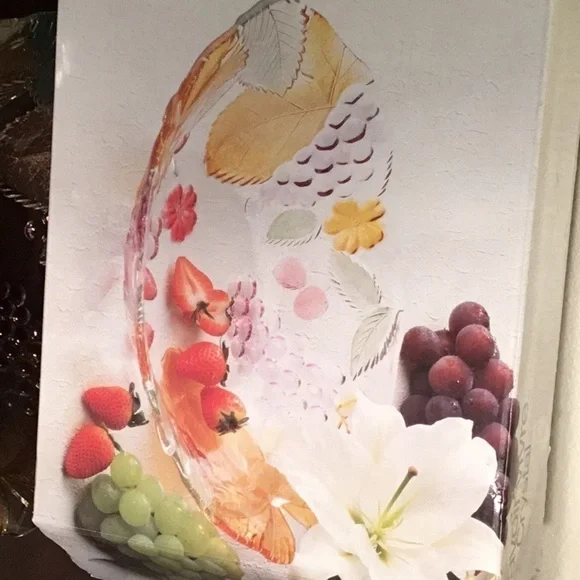 Cornucopia‎ SAVOIR VIVRE CRYSTAL 13”OVAL FRUITS BOWL