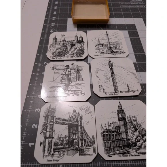 Parliament‎ of 6 Black White Sketch enemal mix