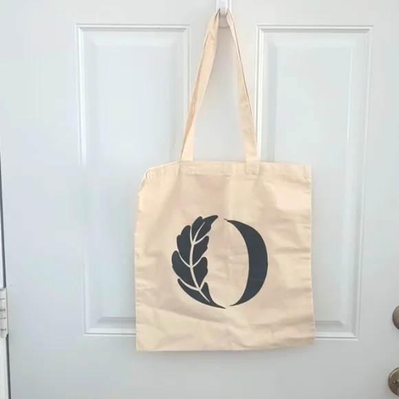 Fancy O cotton tote bag