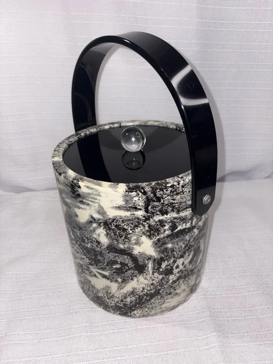 Rare Vintage MCM Morgan Designs Bucket Brigade Ice Bucket Boston