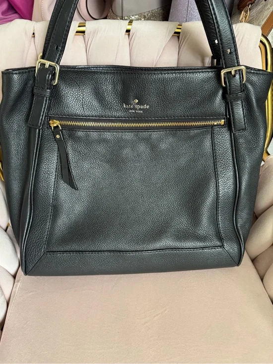Kate Spade ♠️ New York Cobble Hill Peters Pebbled Leather Tote 🖤