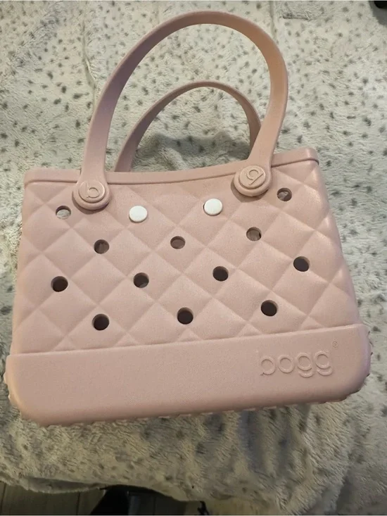 BOGG BAG Quilted Light Pink Tote