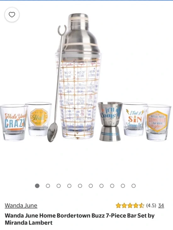 NWT Miranda Lambert Shaker Set