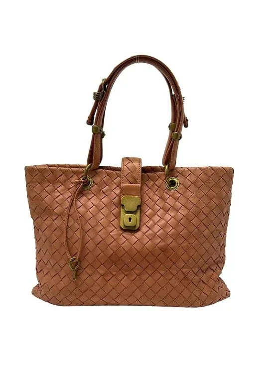 Bottega Veneta Tote Capri Orange Leather