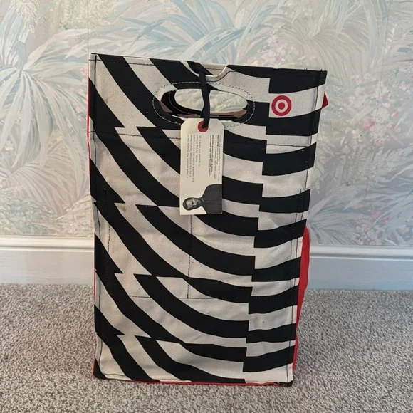NWT Rogan for Target Black, White & Red Zebra Print Tote Bag