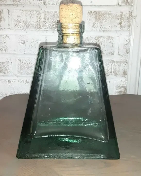 Fortis Exports Korbel Triangular Liquor Decanter Seaside, Cottage, Masculine