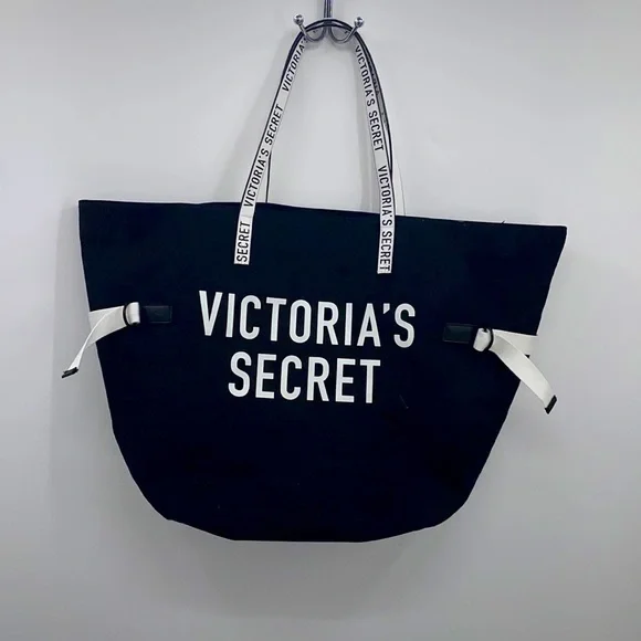 UEC Victoria’s Secret black beach bag/ overnight bag