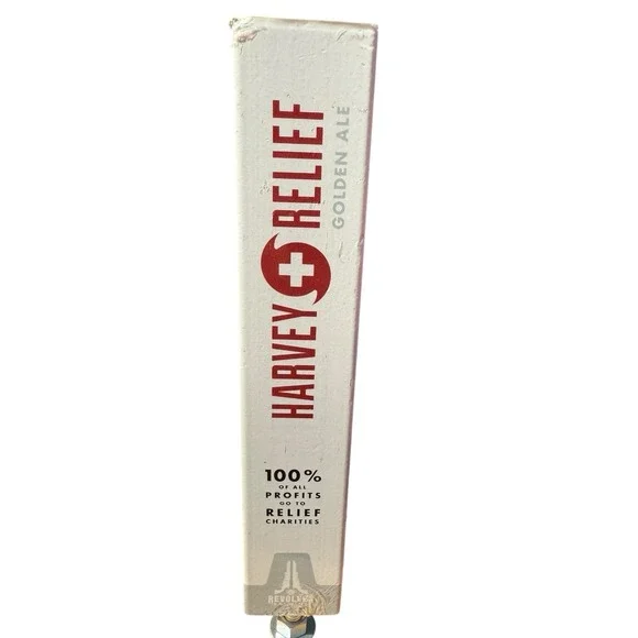Revolver Brewing‎ Harvey Relief Golden Ale Special Edition Beer Tap Handle Bar