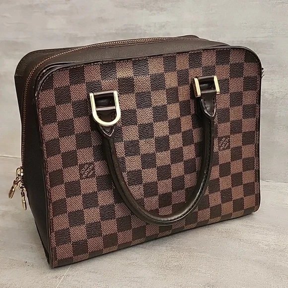 Authentic Louis Vuitton Damier Ebene Triana Bag
