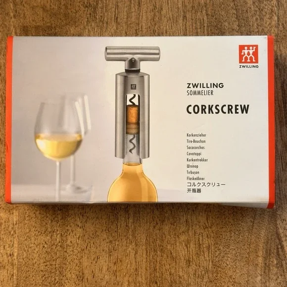 ZWILLING‎ Sommelier Stainless Steel Corkscrew 18/10 Ergonomic Wine Opener