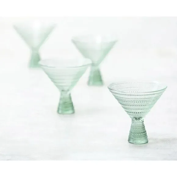 FORTESSA Jupiter Martini Glass Set of 2 in Sage NEW