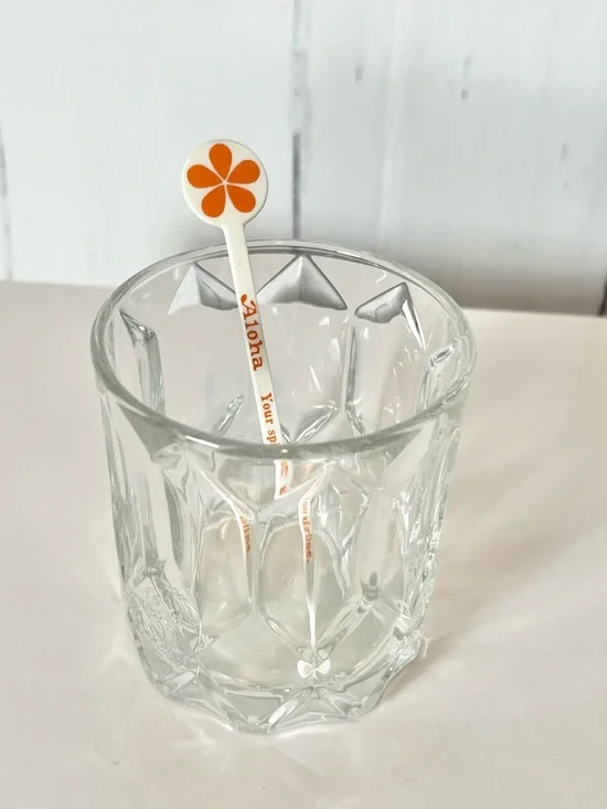 Vvintage Aloha Airlines plastic swizzle stick collectible advertising