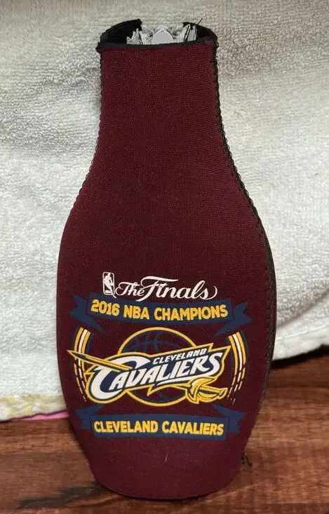 Cavaliers Cleveland 2016 The Finals NBA Champions Zipped Bottle Cooler Coozie