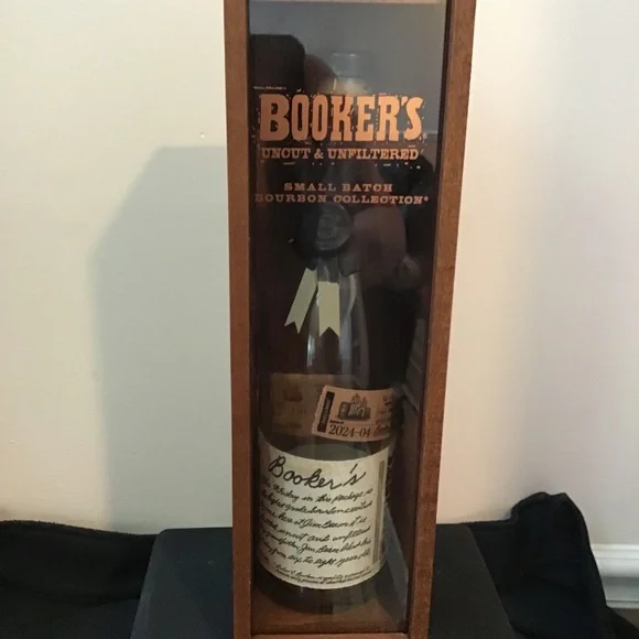 Bookers Bourbon‎ 2024 04 Jimmy's Batch Empty Unrinsed Small Batch Bourbon Bottle