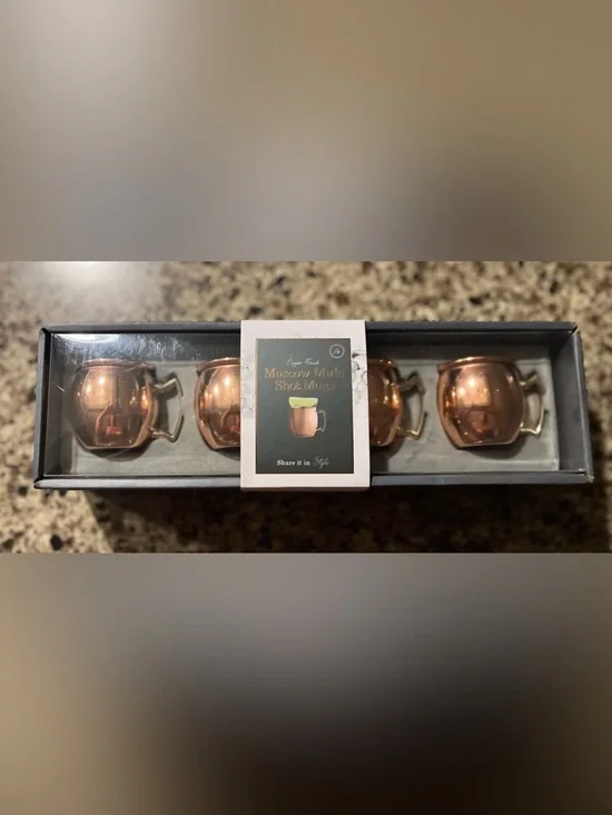 Moscow Mule Shot Mugs - Copper Finish